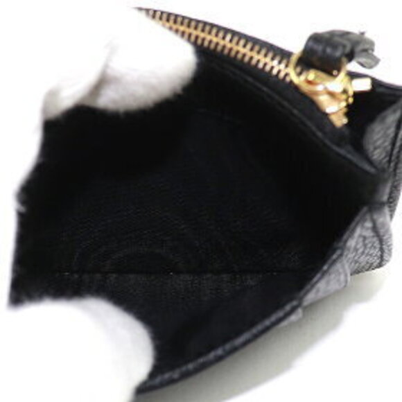 Gucci GG Marmont Leather Card Wallet Black Calfskin Wallets Fragment - Picture 7 of 9